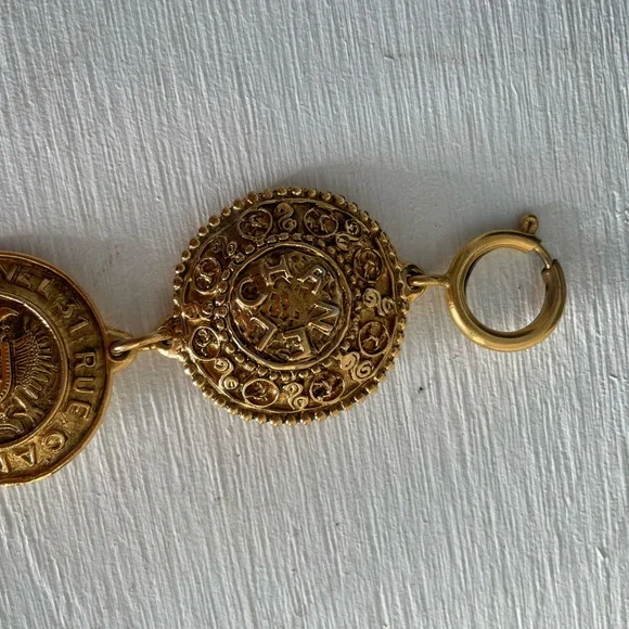 Chanel Vintage 31 Rue Cambon Medallion Collar Necklace & Bracelet - Picture 7 of 10